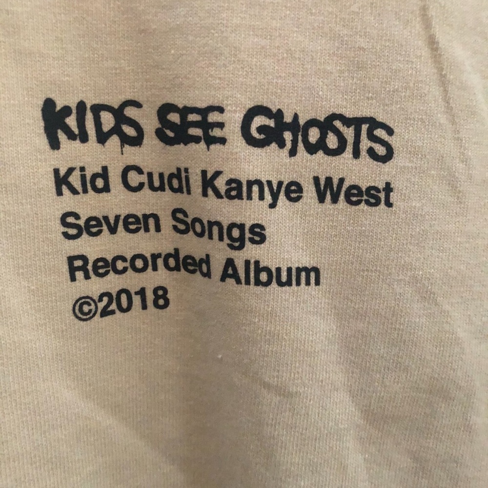 Kids See Ghosts Crewneck Tee Small (authentic)